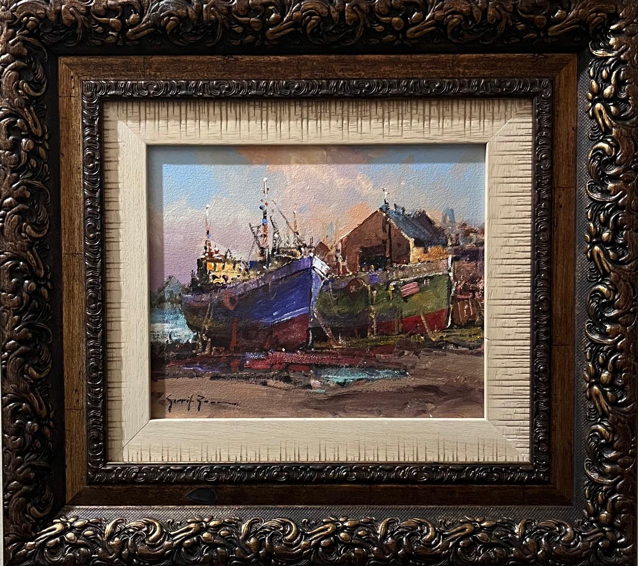 Gerrit Roon Harbour Scene - Image 2